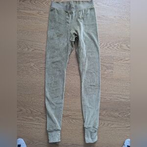 Skims Velour Beige Leggings Size S